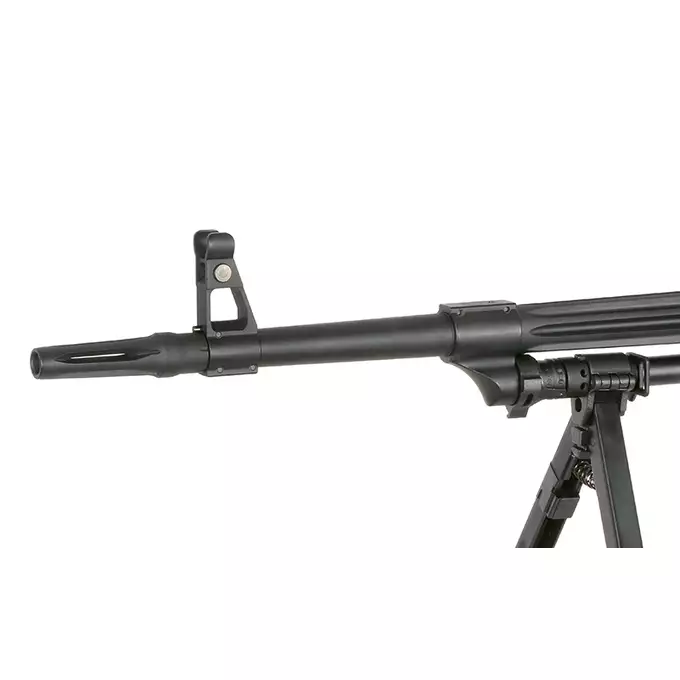 [Zestaw] Replika karabinu maszynowego PK - Real Wood [A&amp;K] + Elektryczny magazynek pudełkowy do PKM 5000 Kulek [A&amp;K]