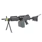 [Zestaw] Replika karabinu maszynowego FN MK46 MOD 0 SOCOM [A&amp;K] + Elektryczny magazynek pudełkowy 6000 kulek M249 - Olive [BattleAxe]
