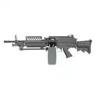 [Zestaw] Replika karabinu maszynowego MK46 MOD 0 Sports Line [A&amp;K] + Elektryczny magazynek pudełkowy 6000 kulek M249 - Olive [BattleAxe]