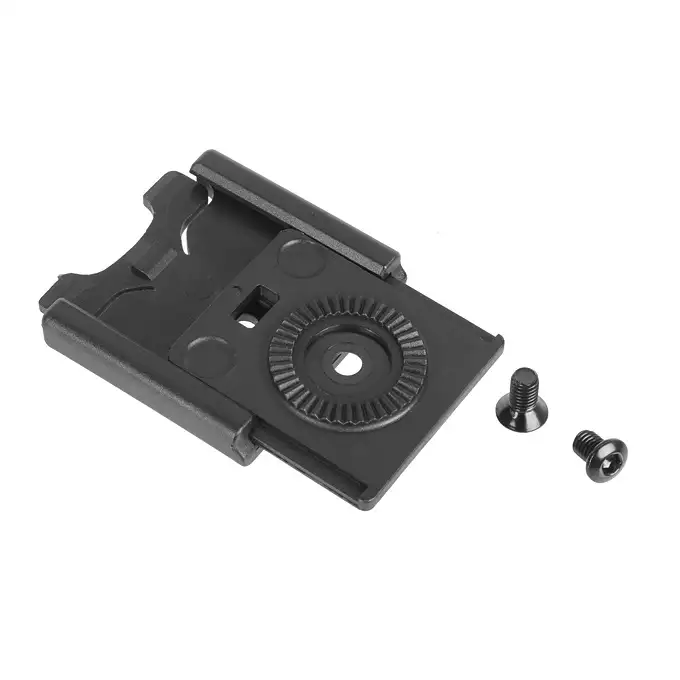 [Zestaw] Leworęczna Kabura Airsoftowa do klonów serii G19 - Black [Amomax] + Adapter szybkiego zwalniania - Black [Amomax]