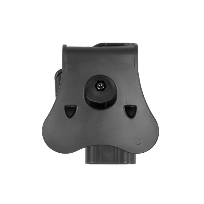 [Zestaw] Leworęczna Kabura Airsoftowa do klonów serii G19 - Black [Amomax] + Adapter szybkiego zwalniania - Black [Amomax]