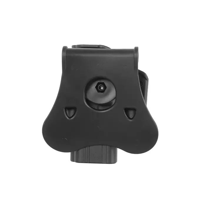 [Zestaw] Kabura Airsoftowa do klonów serii G19 - Black [Amomax] + Adapter szybkiego zwalniania - Black [Amomax]