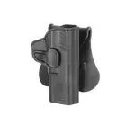 [Zestaw] Kabura Airsoftowa do M&amp;P9 - Black [Amomax] + Adapter szybkiego zwalniania - Black [Amomax]