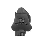 [Zestaw] Kabura Airsoftowa do P226 - Black [Amomax] + Adapter szybkiego zwalniania - Black [Amomax]