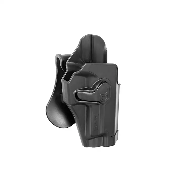 [Zestaw] Kabura Airsoftowa do P226 - Black [Amomax] + Adapter szybkiego zwalniania - Black [Amomax]