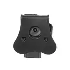 [Zestaw] Kabura Airsoftowa do klonów serii G19 - Black [Amomax] + Adapter szybkiego zwalniania - Black [Amomax]