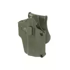 [Zestaw] Kabura Per-Fit do ponad 80 modeli pistoletów - Olive [Amomax] + Adapter szybkiego zwalniania - Black [Amomax]