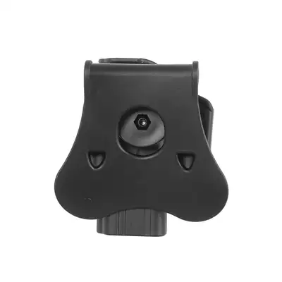 [Zestaw] Kabura Airsoftowa do klonów serii G19 - Black [Amomax] + Adapter szybkiego zwalniania - Black [Amomax]