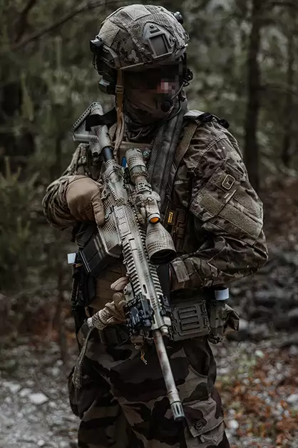 Replika Airsoftowa EC-202 Edycja Advanced (ulepszony gearbox, programowalny ETU) - Black [E&amp;C]
