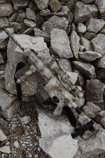 Replika Airsoftowa EC-202 Edycja Advanced (ulepszony gearbox, programowalny ETU) - Black [E&amp;C]