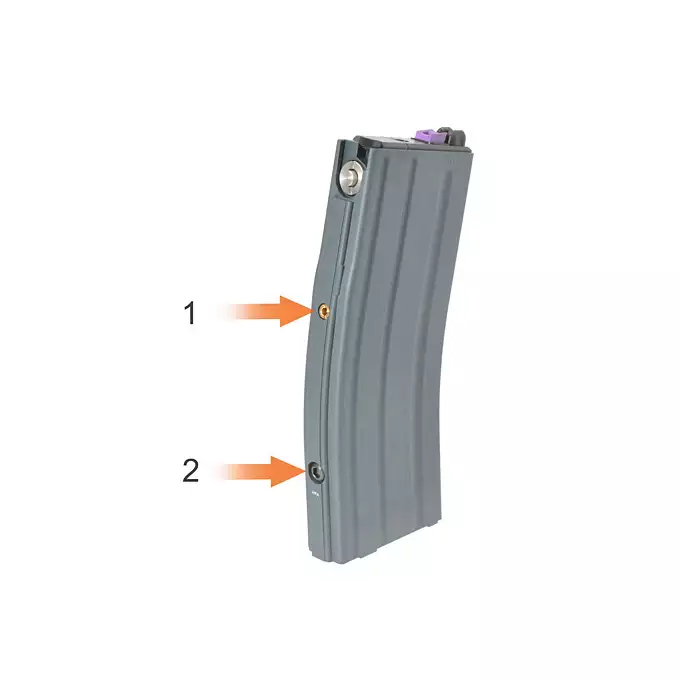 [Zestaw] Magazynek AR15 GREEN GAZ, HPA Do karabinków CGS, MWS [CGS]