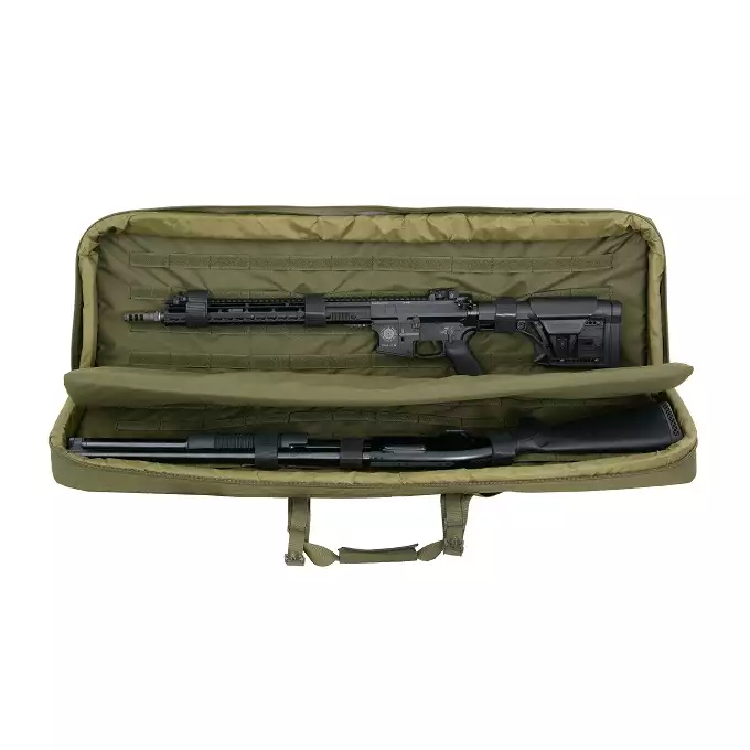 Pokrowiec podwójny na broń długą 107cm - Olive [8FIELDS]