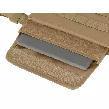 Prosty Plate Carrier z atrapami miękkich wkładów balistycznych - Coyote [8FIELDS]