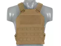 Prosty Plate Carrier z atrapami miękkich wkładów balistycznych - Coyote [8FIELDS]