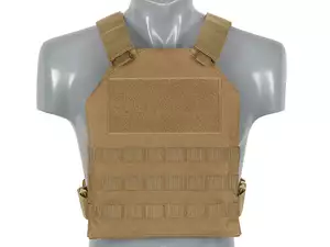 Prosty Plate Carrier z atrapami miękkich wkładów balistycznych - Coyote [8FIELDS]