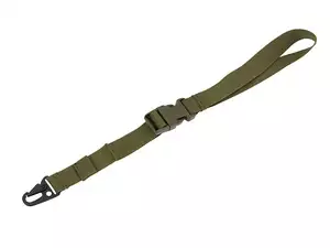 Proste 1-punktowe zawieszenie do broni z karabińczykiem - Olive