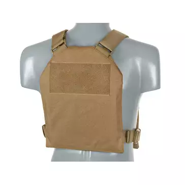 Prosty Plate Carrier z atrapami miękkich wkładów balistycznych - Coyote [8FIELDS]
