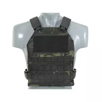 [Zestaw] Prosty Plate Carrier z atrapami miękkich wkładów balistycznych - MB + Otwarta potrójna ładownica na magazynki 5.56 - MB [8FIELDS] + Laser Cut Lower Accessory Utility Pocket with Shockcords for Tourniquet - MB [8FIELDS]