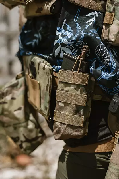 Otwarta pojedyncza ładownica na magazynki AK 7.62x39 - Multicamo