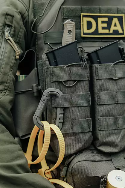 Otwarta potrójna ładownica na magazynki AK 7.62x39 - OLIVE [8FIELDS]