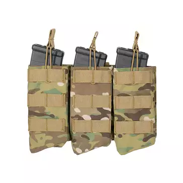 Open Top Triple 7.62x39 AK Mag Pouch - MC [8FIELDS]