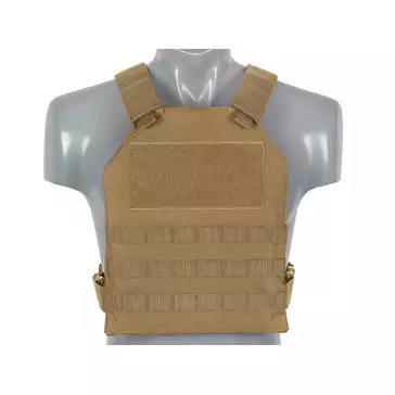 Prosty Plate Carrier z atrapami miękkich wkładów balistycznych - Coyote [8FIELDS]