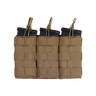 Otwarta potrójna ładownica na magazynki 5.56 - Coyote [8FIELDS]