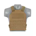 Prosty Plate Carrier z atrapami miękkich wkładów balistycznych - Coyote [8FIELDS]