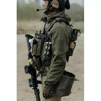 Open Top Single 7.62x39 AK Mag Pouch - Black [8FIELDS]