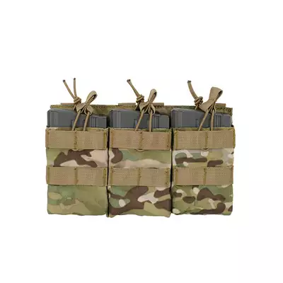 Triple Open Top 7.62 Mag Pouch - MC [8FIELDS]