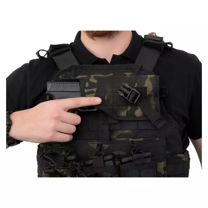 Horizontal MOLLE Pistol Holster - Black [8FIELDS]