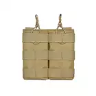 Otwarta podwójna ładownica na magazynki 5.56 - TAN [8FIELDS]