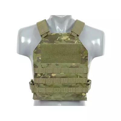 [Zestaw] Prosty Plate Carrier z atrapami miękkich wkładów balistycznych - MT [8FIELDS] + Otwarta potrójna ładownica na magazynki 5.56 - MT [8FIELDS] + Laser Cut Lower Accessory Utility Pocket with Shockcords for Tourniquet - MT [8FIELDS]