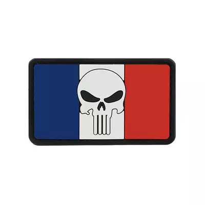 Naszywka Flag Skull FRANCE 2 [8FIELDS]