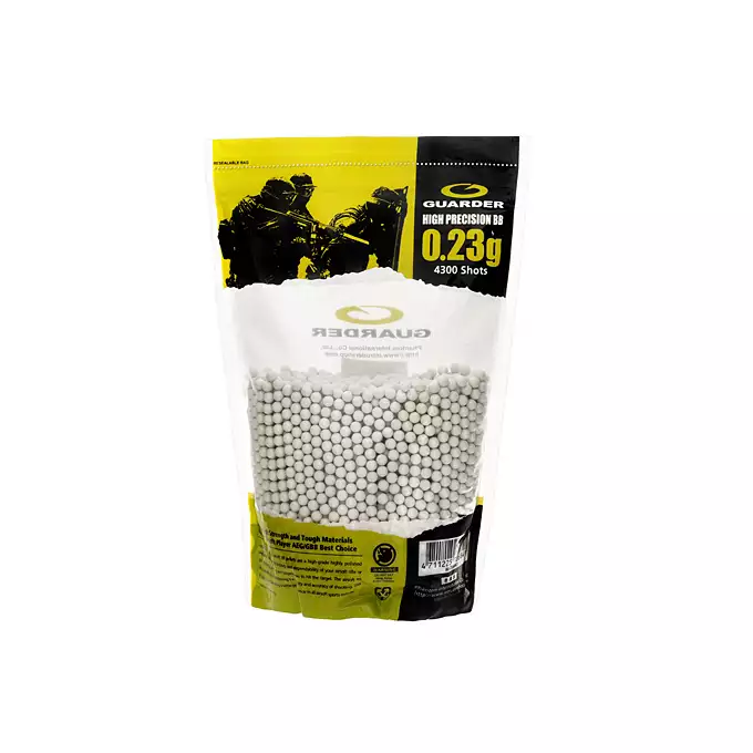 High Precision Made 0.23g BB Pellets (4300 rounds, Bag) [GUARDER]