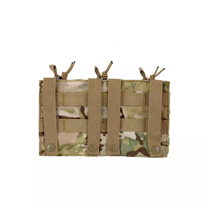 Triple Open Top 7.62 Mag Pouch - MC [8FIELDS]