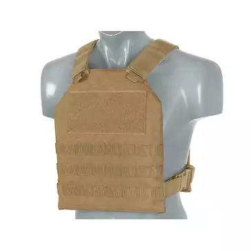 Prosty Plate Carrier z atrapami miękkich wkładów balistycznych - Coyote [8FIELDS]