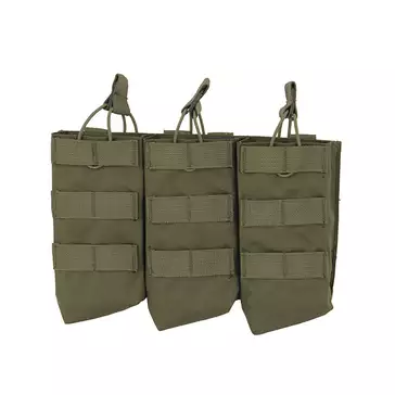 Otwarta potrójna ładownica na magazynki AK 7.62x39 - OLIVE [8FIELDS]