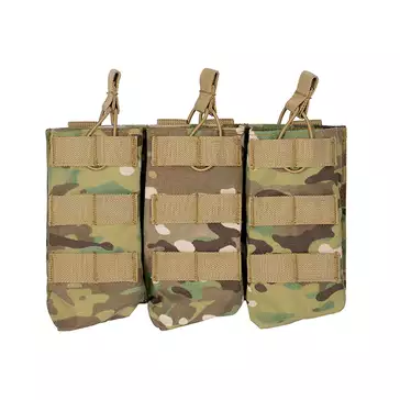 Open Top Triple 7.62x39 AK Mag Pouch - MC [8FIELDS]