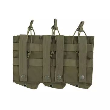 Otwarta potrójna ładownica na magazynki AK 7.62x39 - OLIVE [8FIELDS]