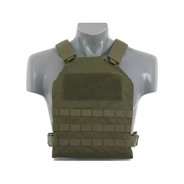 Simple Plate Carrier with Dummy Soft Armor Inserts - Olive [8FIELDS]