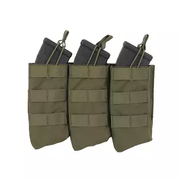 Otwarta potrójna ładownica na magazynki AK 7.62x39 - OLIVE [8FIELDS]