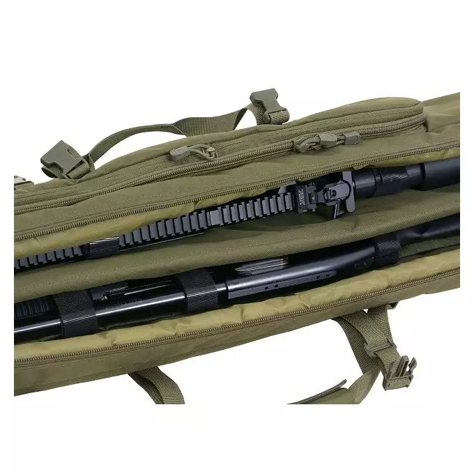 Pokrowiec podwójny na broń długą 107cm - Olive [8FIELDS]