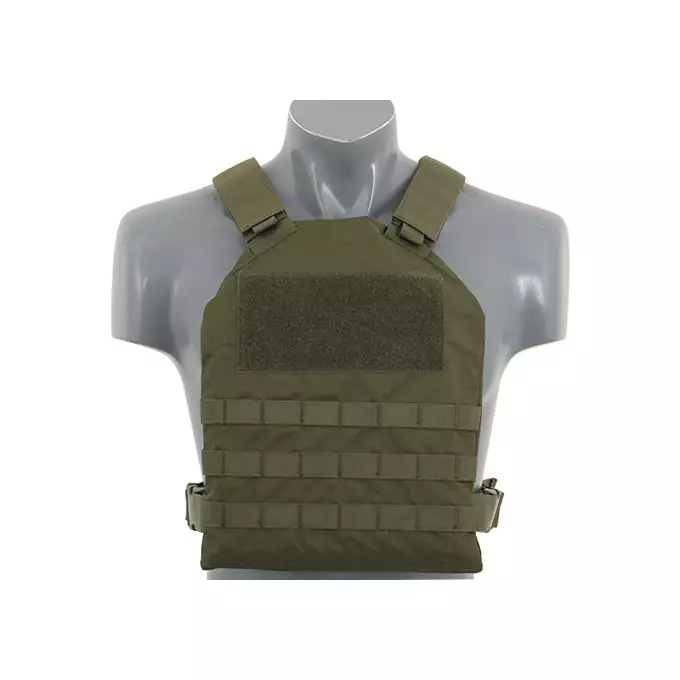 Prosty Plate Carrier z atrapami miękkich wkładów balistycznych - Olive