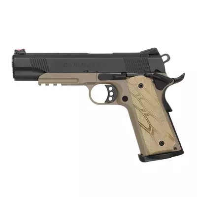 [Zestaw] M1911 Gladiator Crixus - Dark Earth [APS] + Kabura Airsoftowa do 1911 - Black [Amomax]