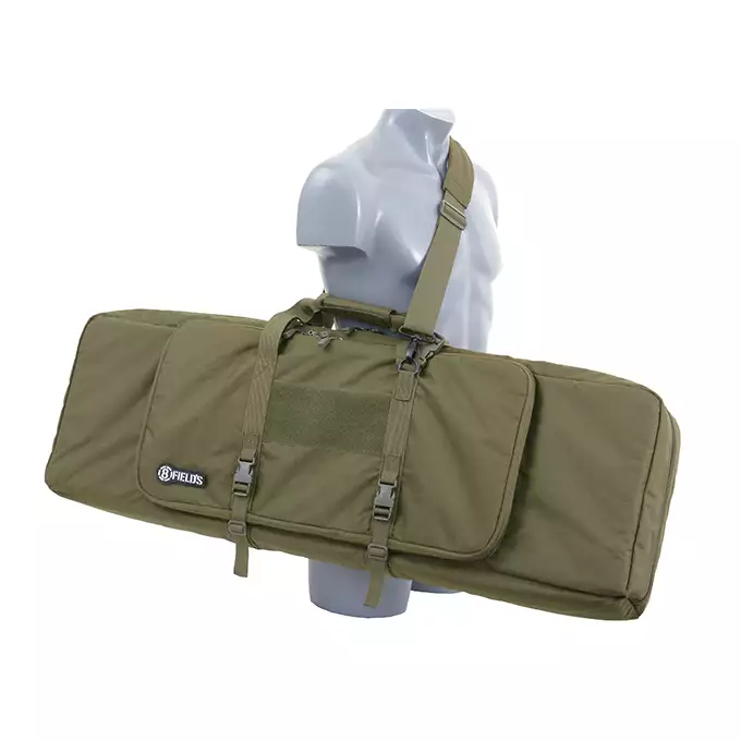 Pokrowiec podwójny na broń długą 107cm - Olive [8FIELDS]