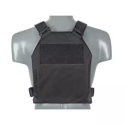 Simple Plate Carrier with Dummy Soft Armor Inserts - Black [8FIELDS]