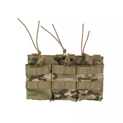Triple Open Top 7.62 Mag Pouch - MC [8FIELDS]