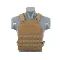 Prosty Plate Carrier z atrapami miękkich wkładów balistycznych - Coyote [8FIELDS]