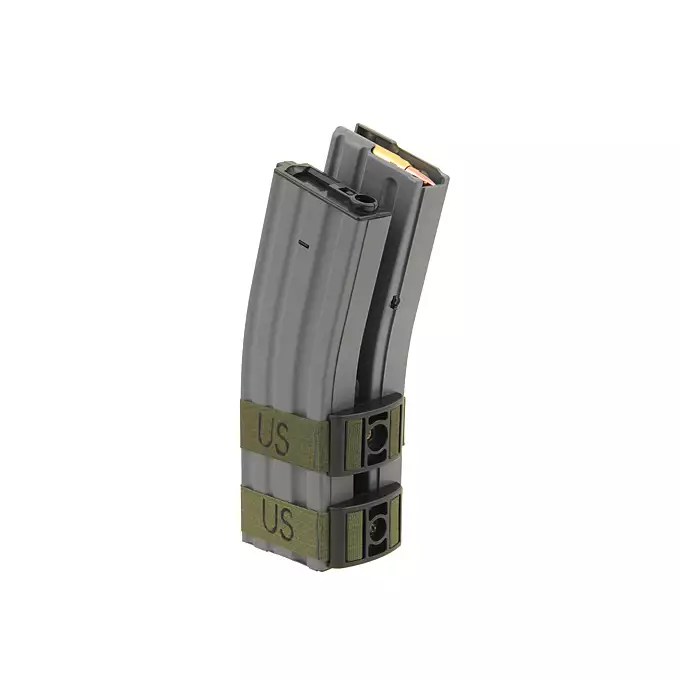 Elektryczny podwójny magazynek długi na 1000 kulek do M4/M16 - Grey [BattleAxe]